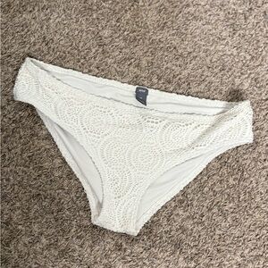 Aerie White Lace Bikini Bottoms